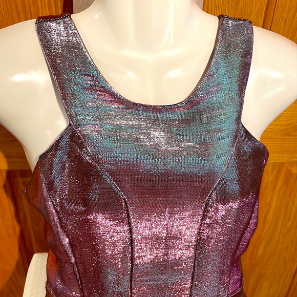 Barbie Pink Metallic Dress - Picture 2 of 5